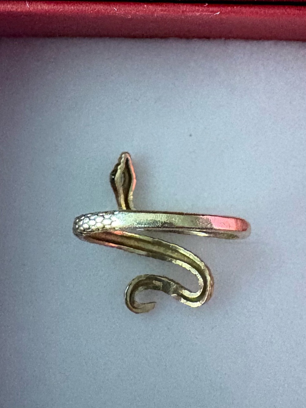 10k snake ring - Picture 3 of 6